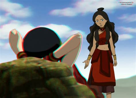 Atla In 3d Toph And Katara By Un4seendeception On Deviantart