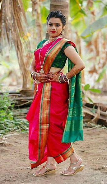 Ready Made Nauvari Saree In Nauvari Saree Indian Bridal Outfits