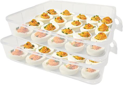 Amazon Lucklock Layer Detachable Deviled Egg Containers With