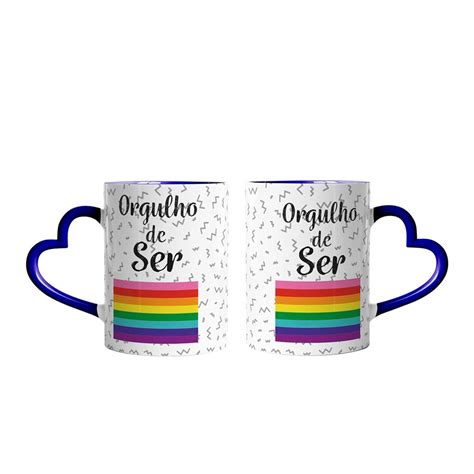 Caneca Cora O Azul Bandeira Do Orgulho Gay De Baker Talysma