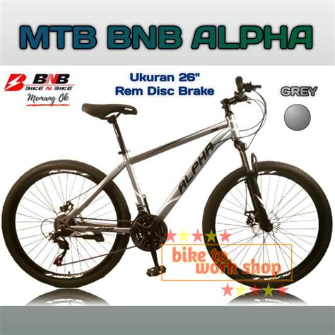 jual sepeda gunung mtb bnb alpha    speed shopee indonesia