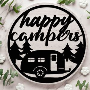 Happy Campers Svg Glowforge Happy Campers Laser File Happy Camper Laser