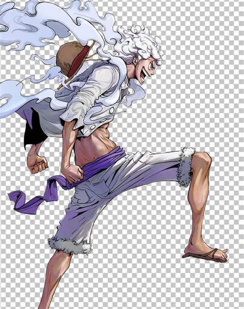 Luffy Gear 5 Transparent PNG Image