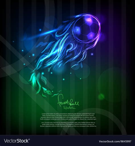 Abstract football background Royalty Free Vector Image