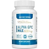 Alpha Gpc Choline Mg Capsules Day Supply Nootropic Brain