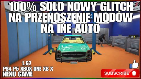 100 SOLO NOWY GLITCH NAPRZENOSZENIEMODÓW NA POJAZD 1 67 GTA V