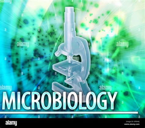 Abstract Background Digital Collage Concept Illustration Microbiology