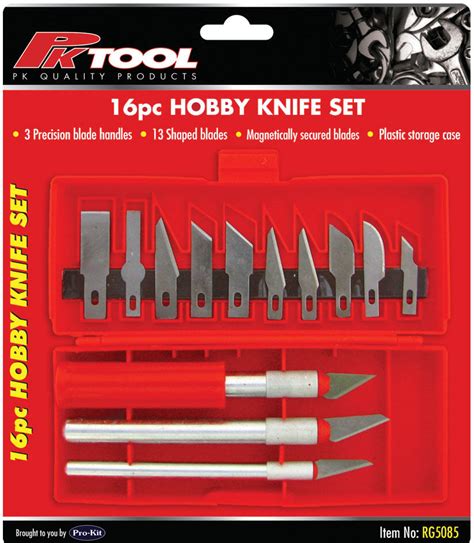 ชุดใบมีดงานอดิเรก แกะสลัก ทั่วไป 17 ชิ้น Hobby Knife Set 17pc Th