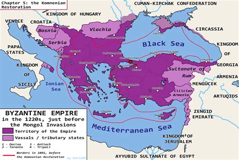 Map Of Byzantine Empire And Russia