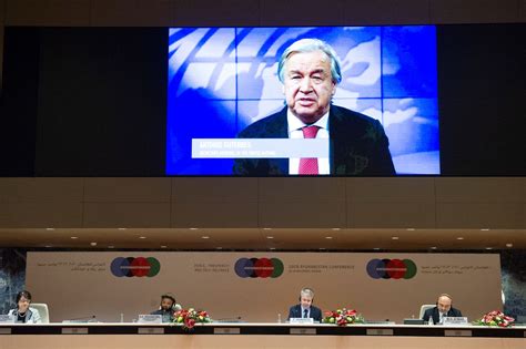 Secretary-General video message to open the Afghanistan 2020 Conference