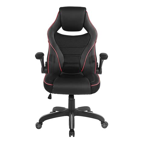 Best Buy Osp Home Furnishings Xeno Gaming Chair In Faux Leather Red