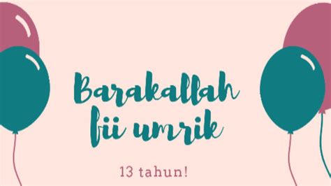 Barakalllah Fii Umrik Artinya Dan Hukum Mengucapkan Selamat Ulang Tahun