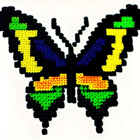 11 Butterfly Perler Beads Patterns Free Diy Crafts