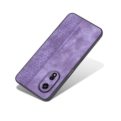 Para Oppo A G Azns D Capa De Telefone Textura De Pele Roxa