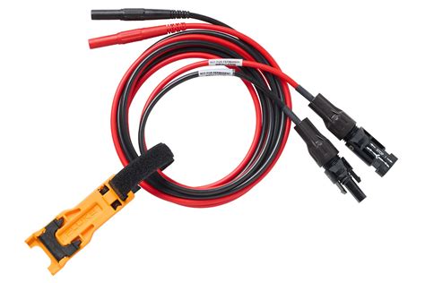 Juego De Cables De Prueba Fluke TLPV1 MC4 De 4 Mm Para Medidas Solares