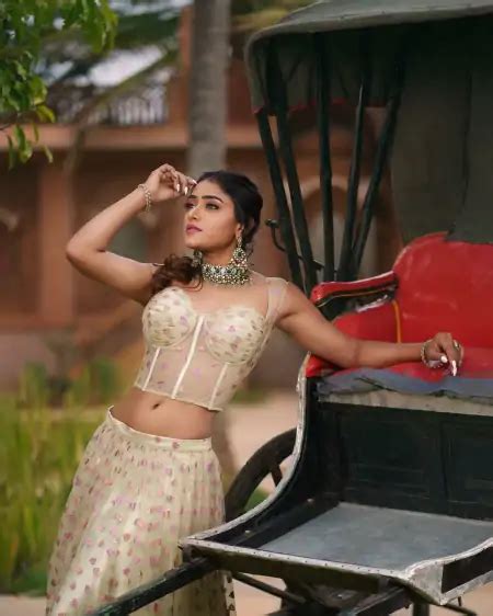 Sangeetha Sringeri Hot Pics And Photos In Lehnga