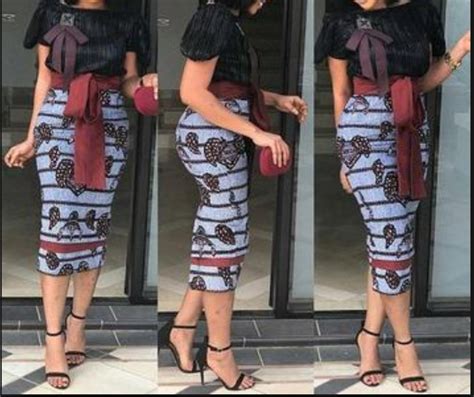 Ankara Pencil Skirts 25 Latest Styles For Ladies Nigerian Finder