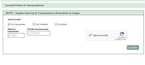 Como Realizar Consulta De RNTRC No Site Da ANTT Ajuda