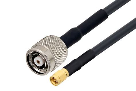 SMA Male To Reverse Polarity TNC Plug Low Loss Cable Using LMR 240 UF