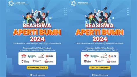 Beasiswa Aperti Bumn Resmi Dibuka Simak Syarat Pendaftarannya