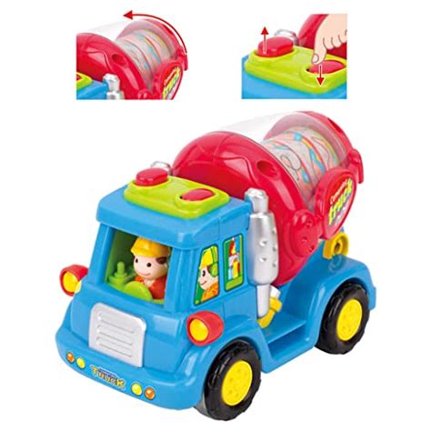 Think Gizmos Friction Toy 3 Vehicle Set For Toddlers Push And Go Toys