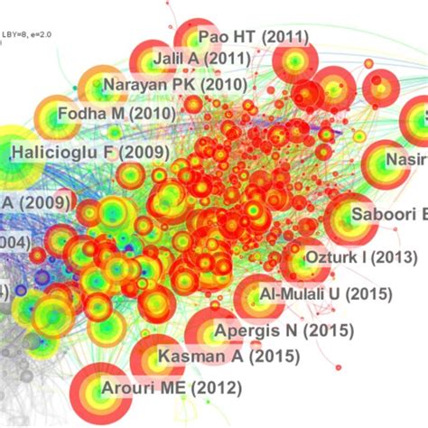 Reference Co Citation Map Visualization Download Scientific Diagram