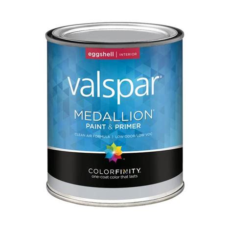 Valspar 1 Quart Medallion Interior Latex Eggshell Paint White 27 4400 05 Blain S Farm And Fleet