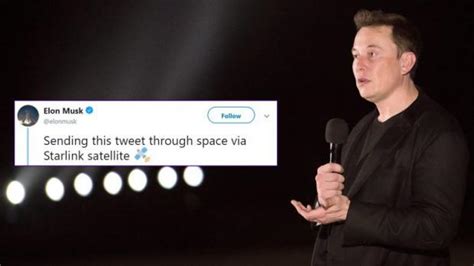 Elon Musk tweets using SpaceX's Starlink satellite internet - Freedoms ...