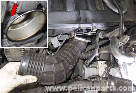 Pelican Parts Technical Article Bmw X Intake Air Ducts Replacement