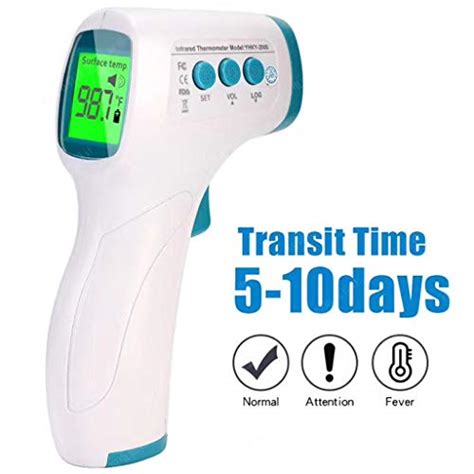 Toozoky Infrared Digital Forehead Thermometernon Contact Forehead Thermometer With Lcd Display