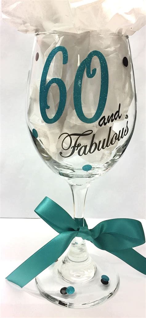 Birthday Wine Glasses 60th Birthday Custom Wine Glasses Etsy