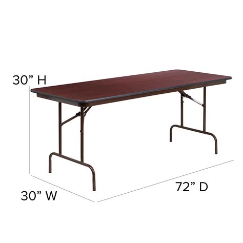 Wow Rectangular Melamine Folding Tables Enhance Your Space