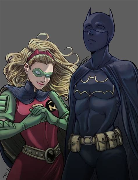 Comic Book Art Style J Mogami S Dynamic Duo Cassandra Cain And Stephanie Brown