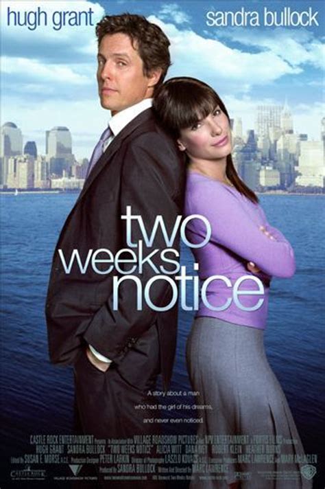 TWO WEEKS NOTICE (Double Sided International) POSTER buy movie posters ...