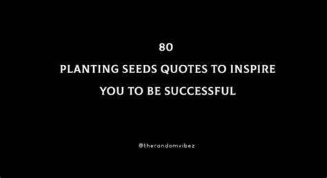 Collection 80 Planting Seeds Quotes To Inspire You To Be Successful Number