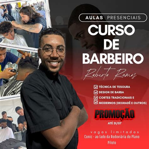 R O B E R T O 💈 R A M O S | CURSO DE BARBEIRO PRÁTICO NO DF INFORMAÇÕES ...
