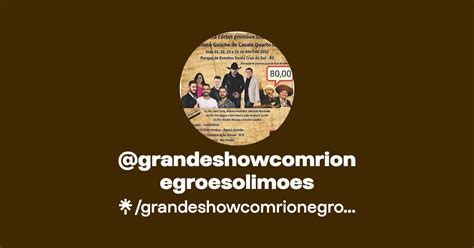 Grandeshowcomrionegroesolimoes Instagram Facebook Linktree