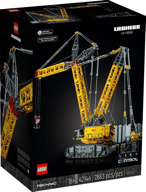 Lego Technic Pas Cher La Grue Sur Chenilles Liebherr Lr