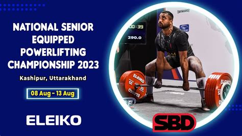 National Senior Equipped Powerlifting Championship 2023 83kg Men