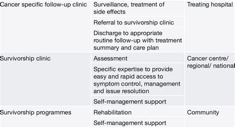 Survivorship Care And Support For Cancer Patients Download Scientific