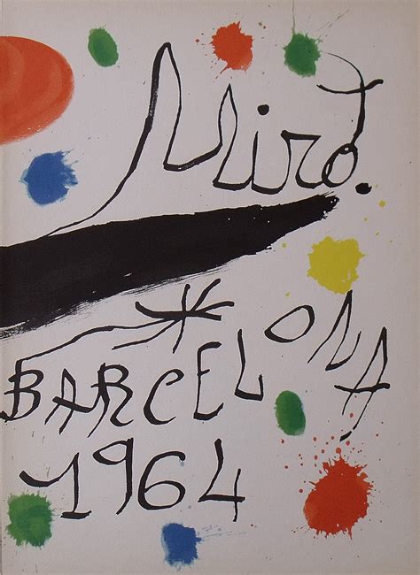 Joan Miro Recent Unpublished Work Gaspar Room Barcelona No