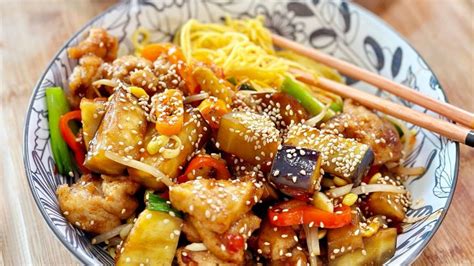 Sesame Ginger Garlic Chicken Stir Fry Recipe