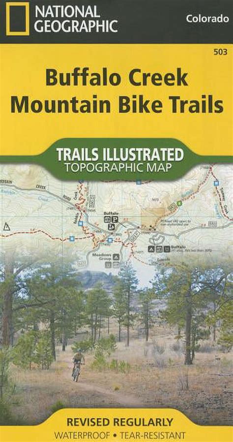 National Geographic Trails Illustrated Map Buffalo Creek Mountain Bike