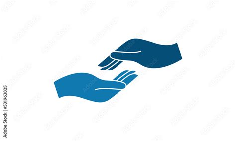 Hand Care Logo vector icon Business Stock Vector | Adobe Stock