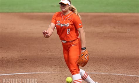 Osu Softball Kilfoyl Again Shuts Out Texas Cowgirls Claim Series