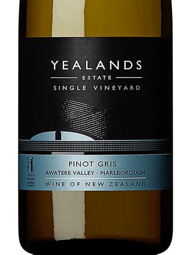 Yealands Single Vineyard Pinot Gris Vivino US