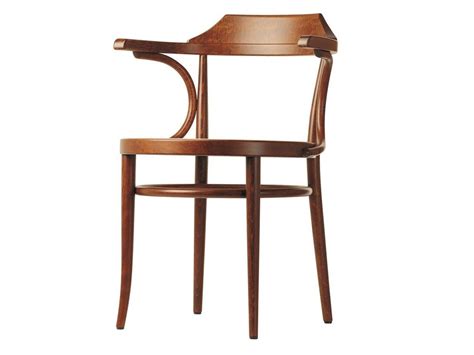 Stuhl Aus Holz Mit Armlehnen By Thonet