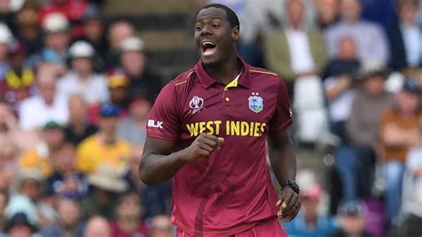 West Indies all-rounder Carlos Brathwaite reprimanded for showing dissent