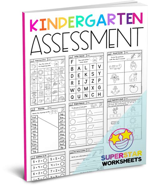 Kindergarten Screening Test Printable