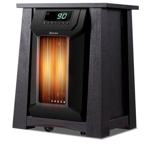 W H Timer Caster Portable Electric Space Heater